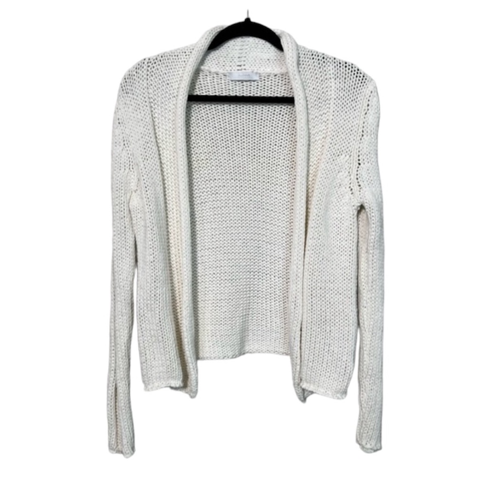 ALPHA Massimo Rebecchi 100% Cotton Knit Cardigan Sweater size Italy 42